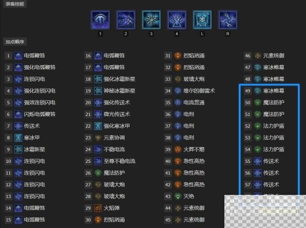 暗黑破坏神4连锁闪电巫师技能配装BD推荐攻略图3