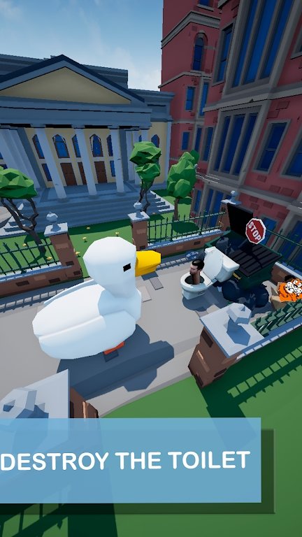 鸭子和厕所奔跑者最新版游戏截图