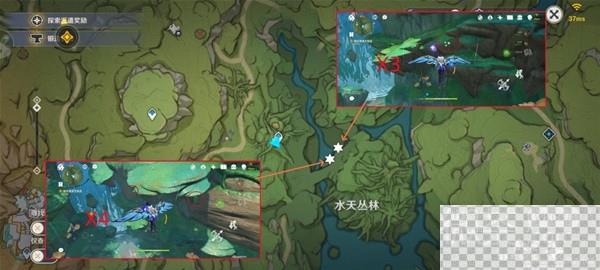 原神4.1版本劫波莲高效采集路线一览图4