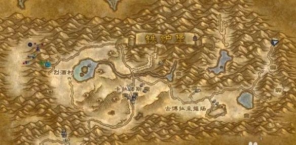 魔兽世界乌龟服铁炉堡后山去湿地方法分享图1