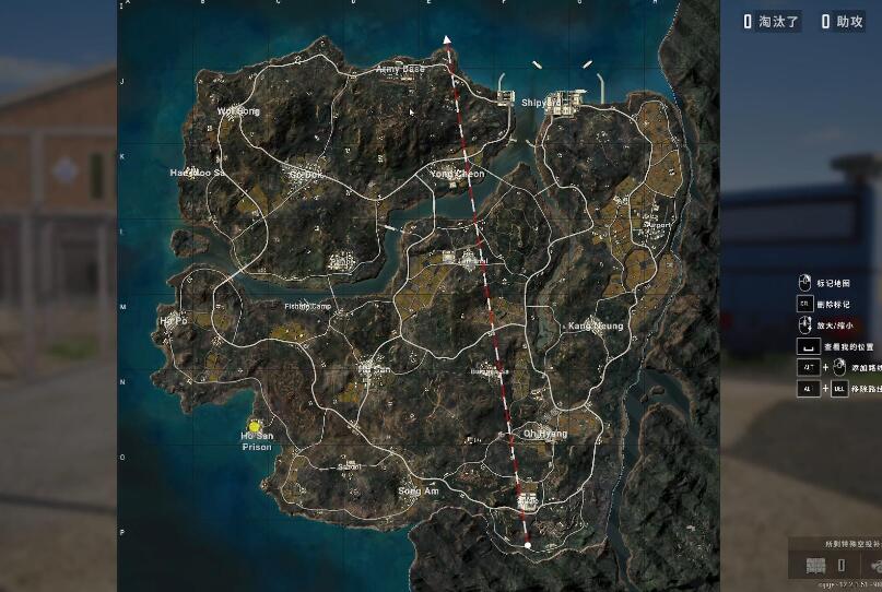 pubg泰戈地图两个亮圈意思介绍图1