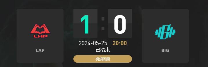 lolLGC传奇杯LAP vs BIG赛况介绍图1