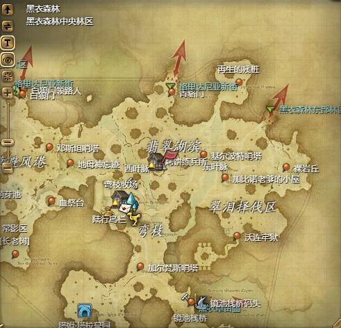 ff14木桩具体位置图1