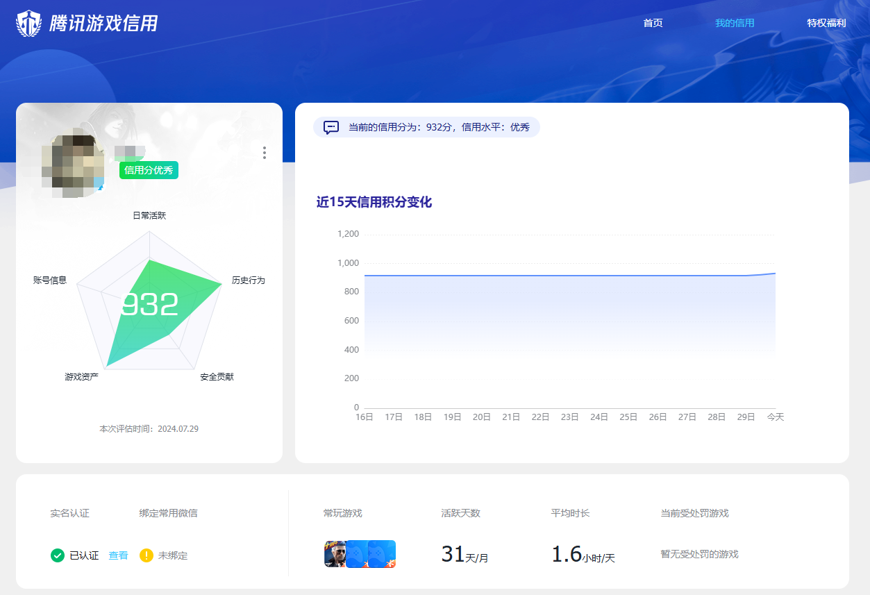 cf信用星级查询方法图3