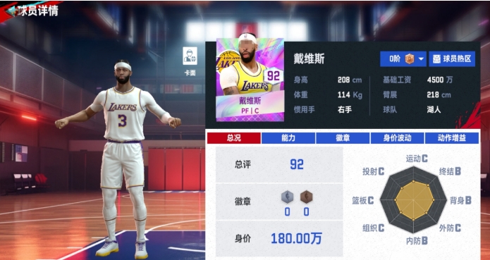 NBA巅峰对决中锋怎么选择 中锋角色推荐一览图3