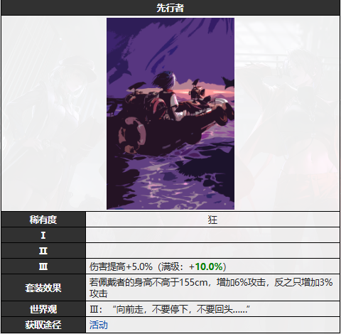 无期迷途先行者烙印有什么属性 先行者烙印图鉴图2