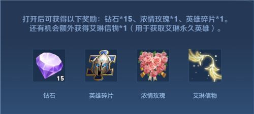 《王者荣耀》艾琳信物怎么获得