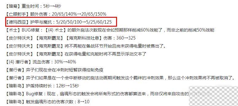 云顶之弈13.14版本正式服德玛西亚加强介绍图2