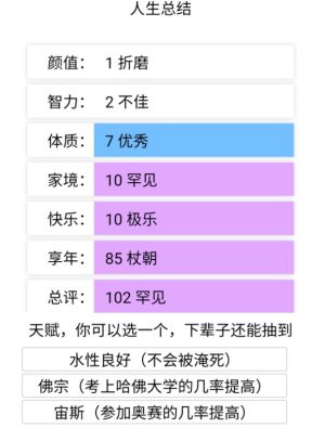 人生重开模拟器最新版游戏截图