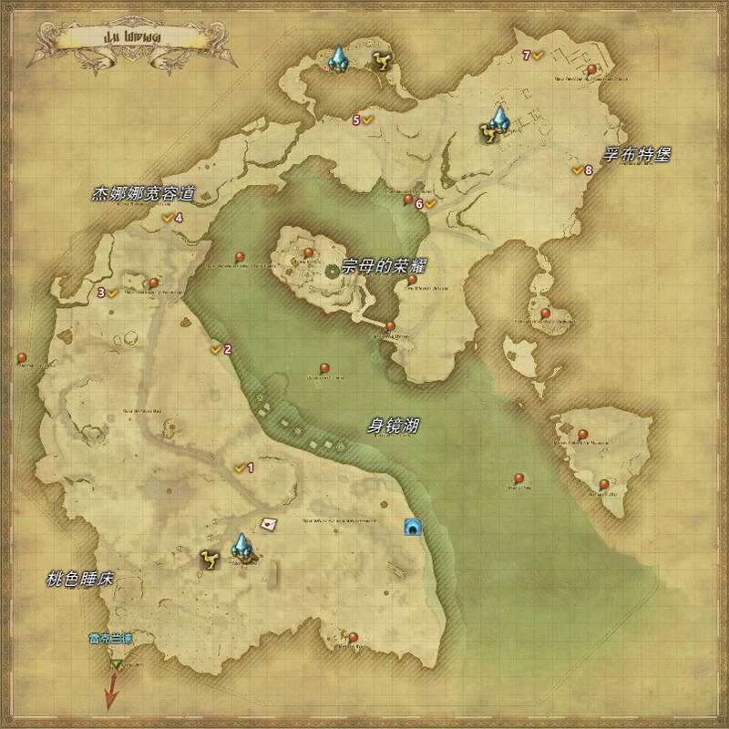 ff14素素挖宝地图位置介绍图3