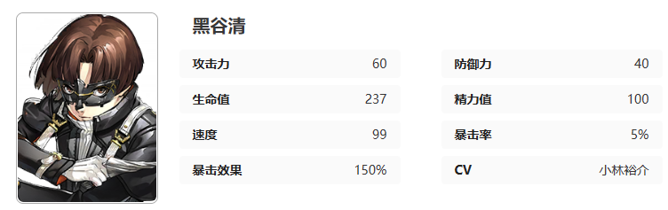 女神异闻录夜幕魅影黑谷清图鉴 女神异闻录手游黑谷清技能意识一览图8