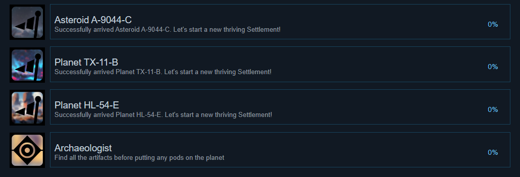 星际殖民者成就一览图4