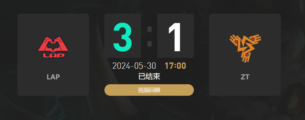 lolLGC传奇杯LAP vs ZT赛况介绍图1