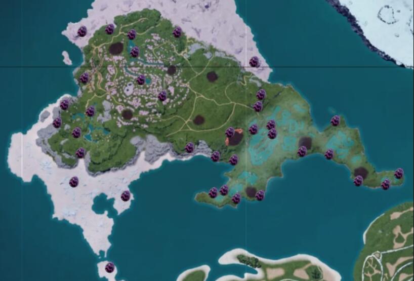 幻兽帕鲁樱花岛地图巨大的蛋分布位置图4