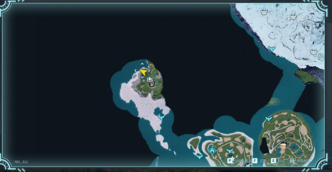 幻兽帕鲁樱花岛地图巨大的蛋分布位置图2