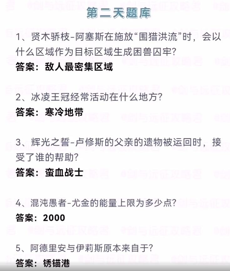 剑与远征诗社竞答七月第二天答案是什么 诗社竞答2024年7月第二天答案分享图1