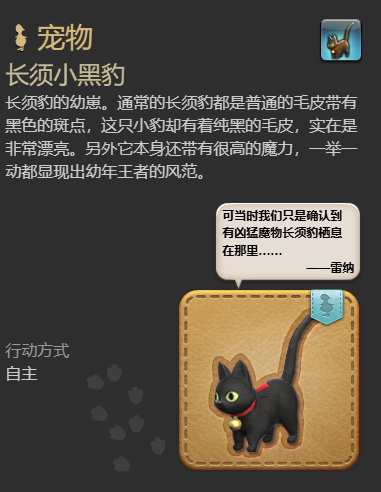 ff14长须小黑豹宠物获得方法图4